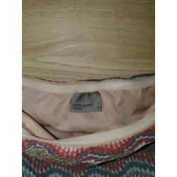 Lange strapless jurk