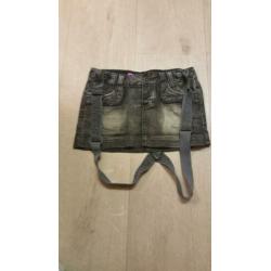 zwart only rokje met brutels