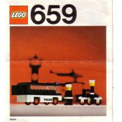 Lego 5 sets 653 659 661 662 663 Classic jaren 70