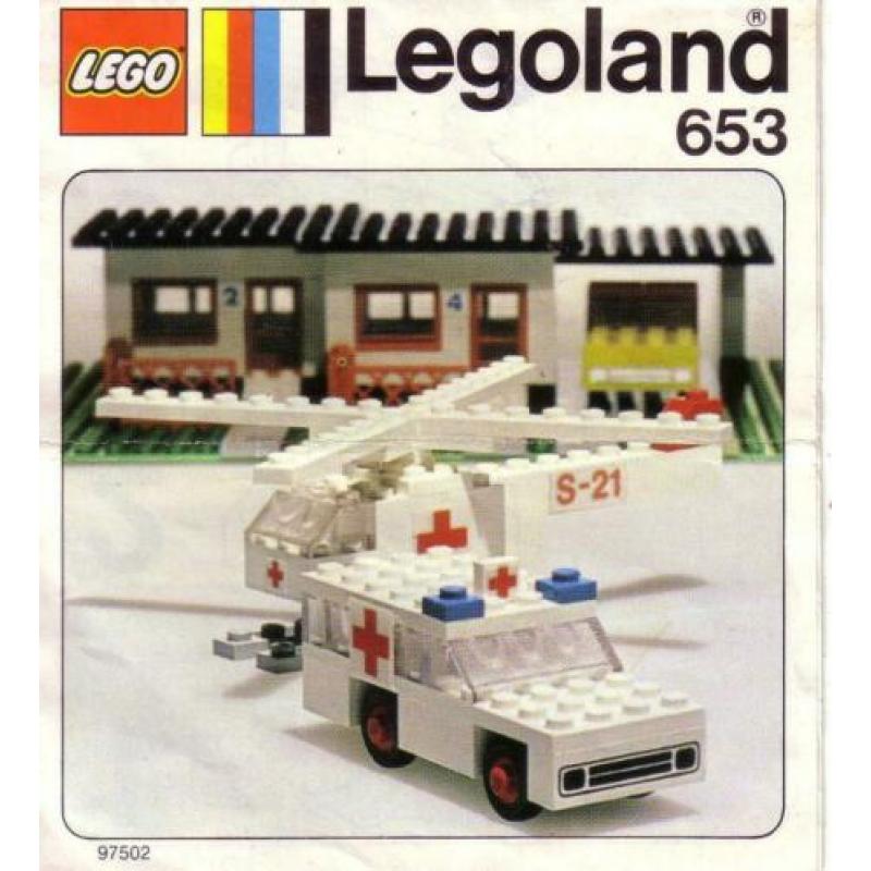 Lego 5 sets 653 659 661 662 663 Classic jaren 70