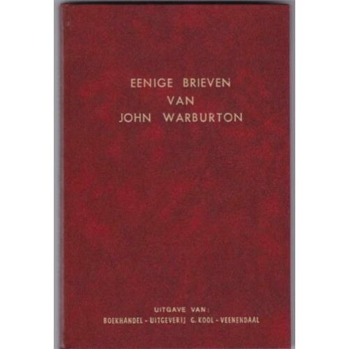 Warburton, John - Eenige brieven