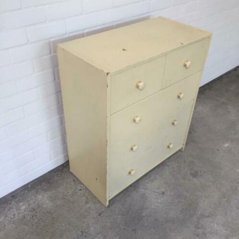 Retro vintage ladekast jaren 60 ladenkast commode kast