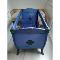 Campingbed kids river + matras prenatal. Reisbed kidsriver