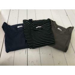 3x longsleeve jurken Sutherland & Zara. Maat S