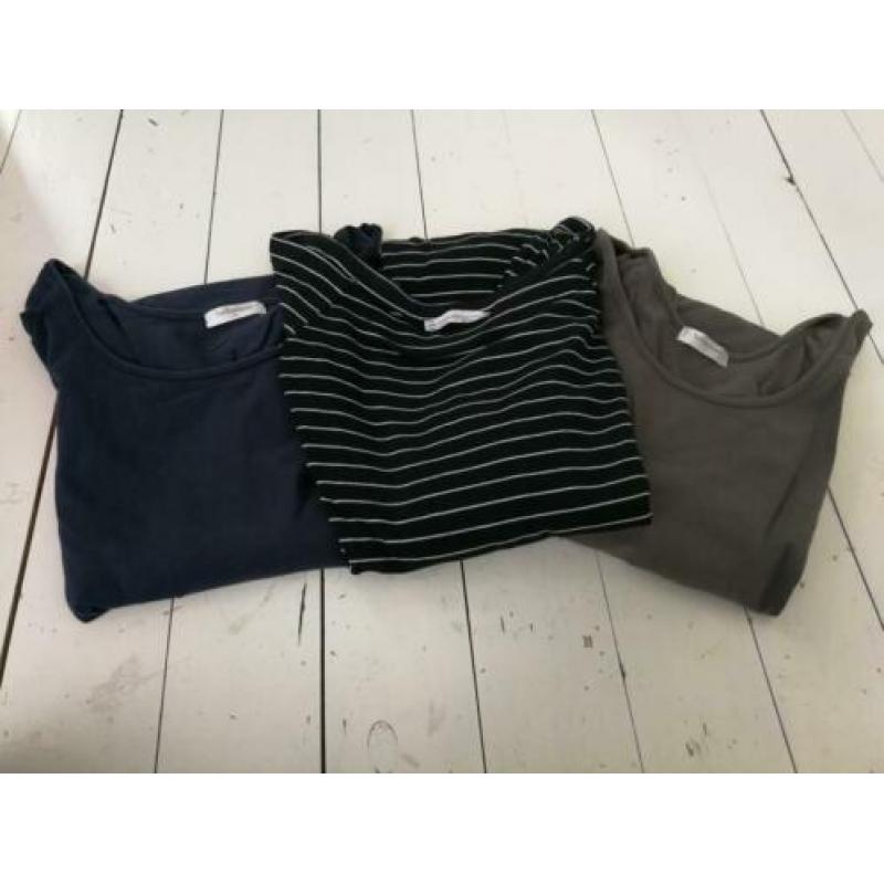 3x longsleeve jurken Sutherland & Zara. Maat S