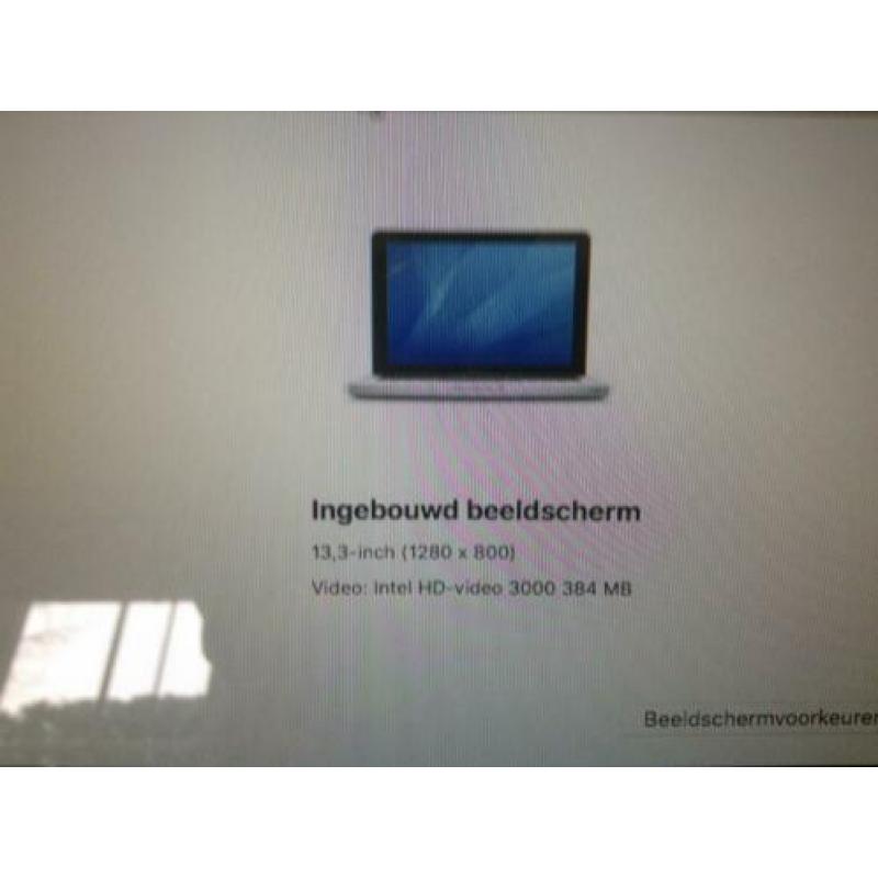 MacBook pro 13 i 7 zeer snel SSD 256 gb. MacOs High