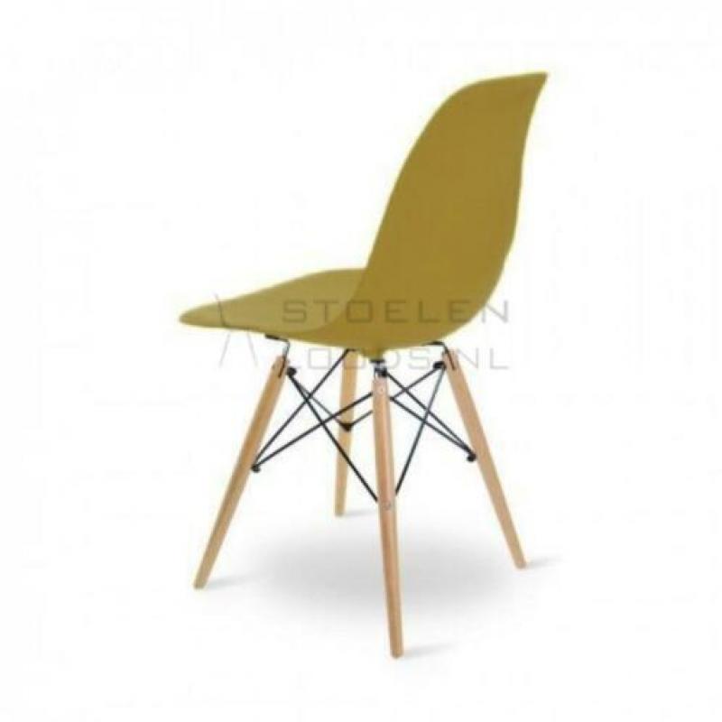 Eames stoel DSW *NIEUW* eetkamerstoel | kuipstoel *GEEL*