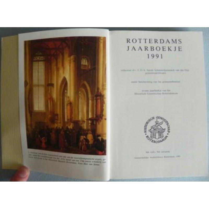 Rotterdams jaarboekje 1991, Historisch Genootschap Roterodam