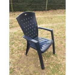 Jardin tuinstoelen 37 stuks donkerblauw