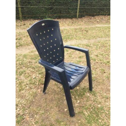 Jardin tuinstoelen 37 stuks donkerblauw