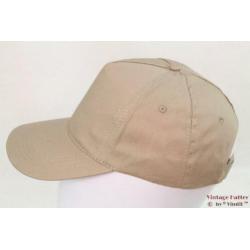 nieuwe Baseball pet kaki beige met klittenband 53-60 Unisex