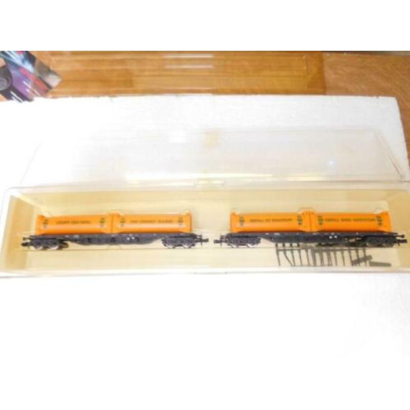 Minitrix Abfall Müll Containerwagen 13839
