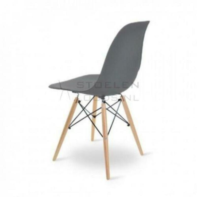 Eames stoel DSW *NIEUW* eetkamerstoel | kuipstoel *GRIJS*