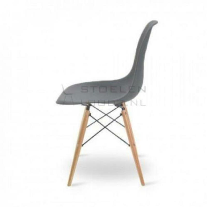 Eames stoel DSW *NIEUW* eetkamerstoel | kuipstoel *GRIJS*