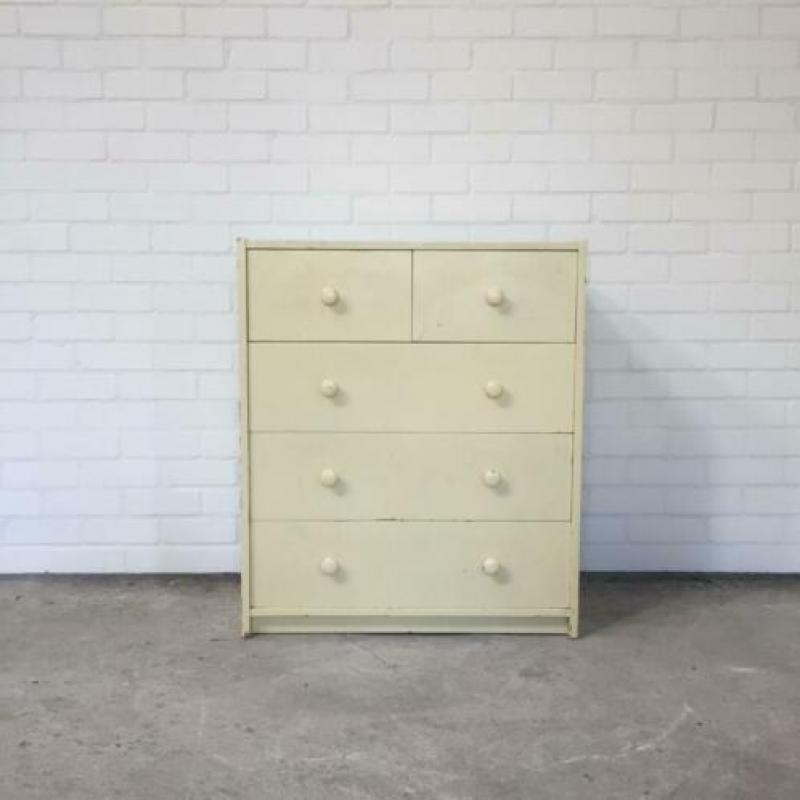 Retro vintage ladekast jaren 60 ladenkast commode kast