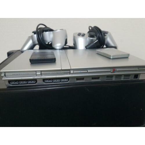 playstation 2 silver