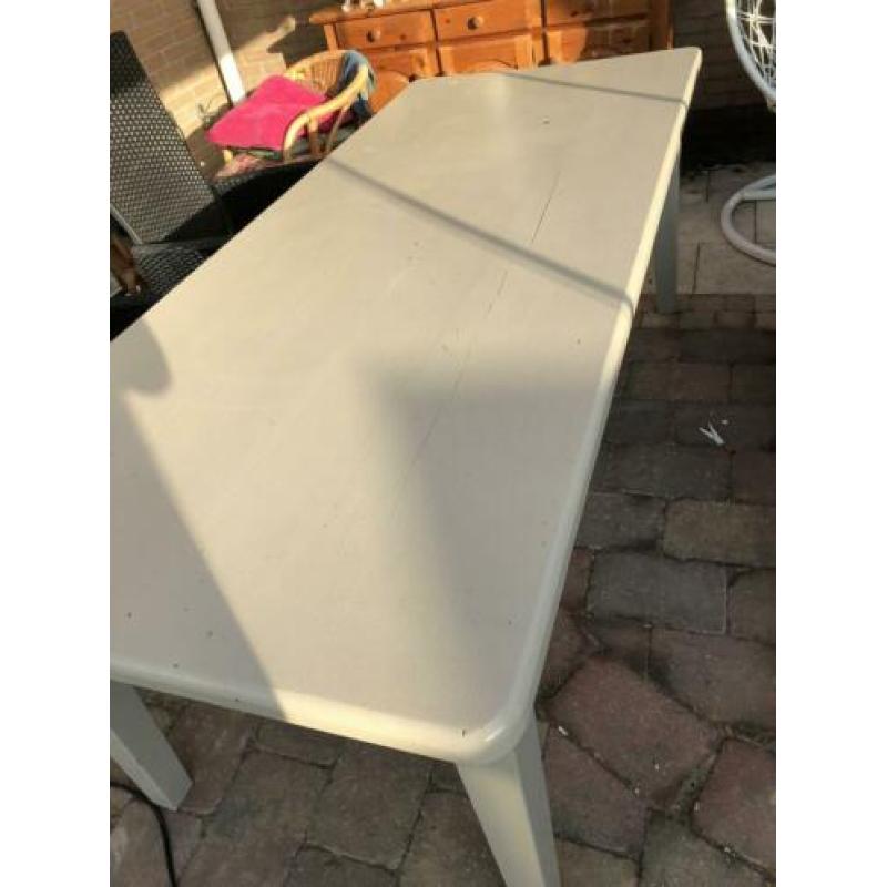 Mooie grote grenenhouten tafel
