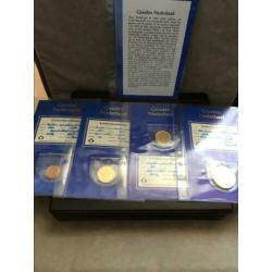 Voor de kenner!7 delige set Gouden Nederland met certificaat