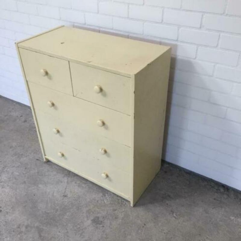 Retro vintage ladekast jaren 60 ladenkast commode kast