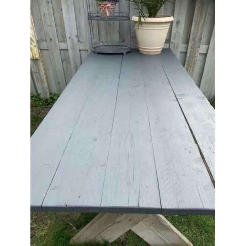 Grote eettafel tuintafel steigerhout