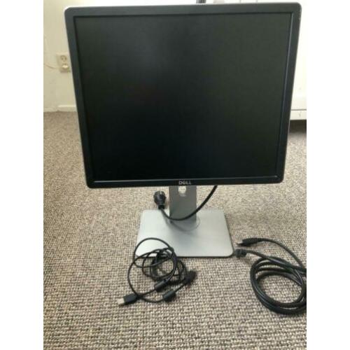 Dell monitor met kabels - werkt uitstekend