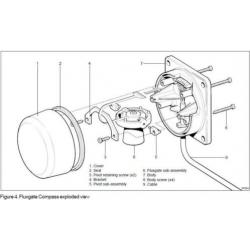 Raymarine fluxgate kompas compass autohelm