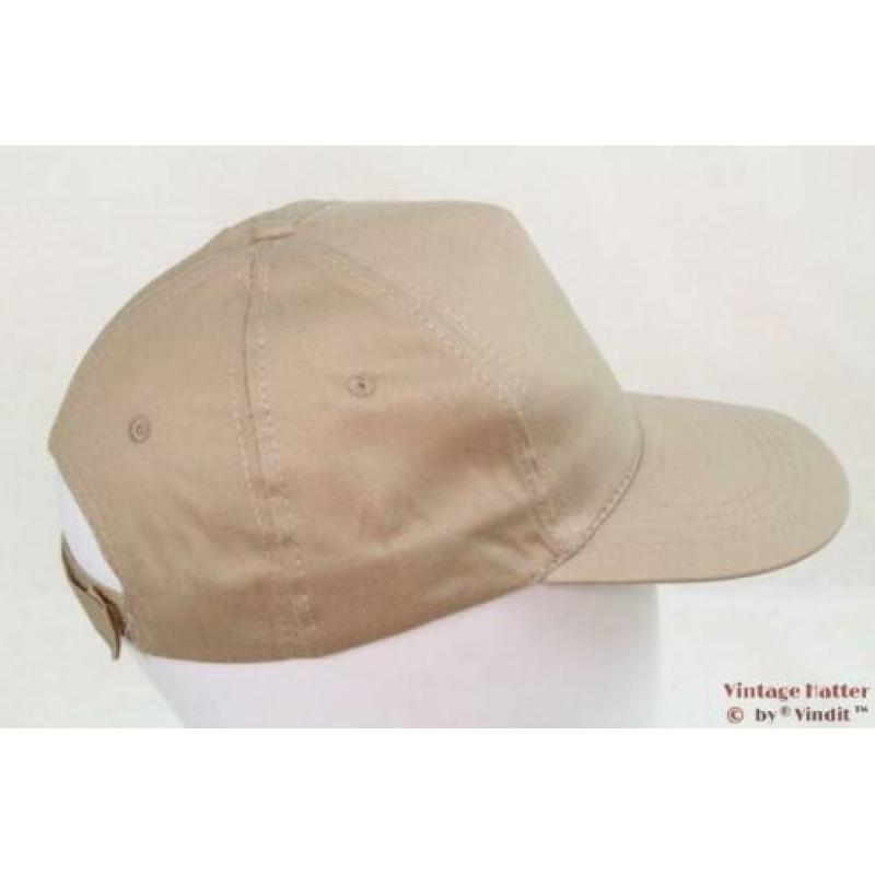 nieuwe Baseball pet kaki beige met klittenband 53-60 Unisex