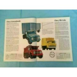 1971 Chevrolet Conventional & Tilt Trucks Brochure USA