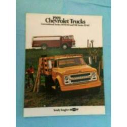 1971 Chevrolet Conventional & Tilt Trucks Brochure USA
