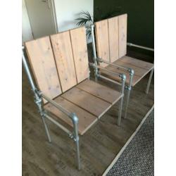 Steigerhouten stoelen