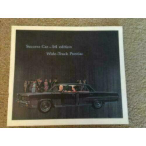 1964 Pontiac Wide Track Full Line Brochure USA