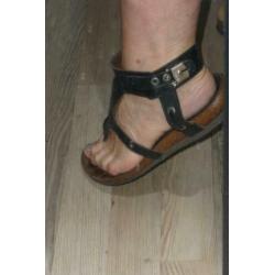 DR Scholl aparte sandalen echt leer maat 37