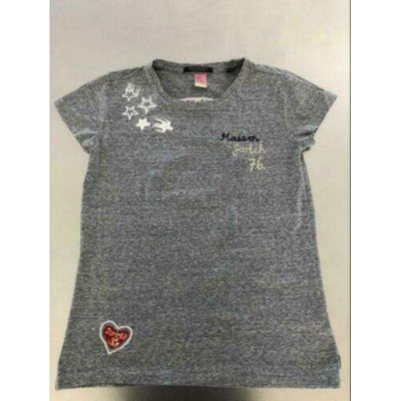 Als nieuw Maison Scotch grijs t-shirt petite p 36