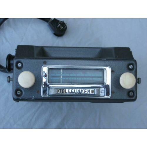 Telefunken FM autoradio 1957 Porsche 356 VW BMW Mercedes DKW