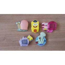 Vijf Spongebob LCD Games uit 2007
