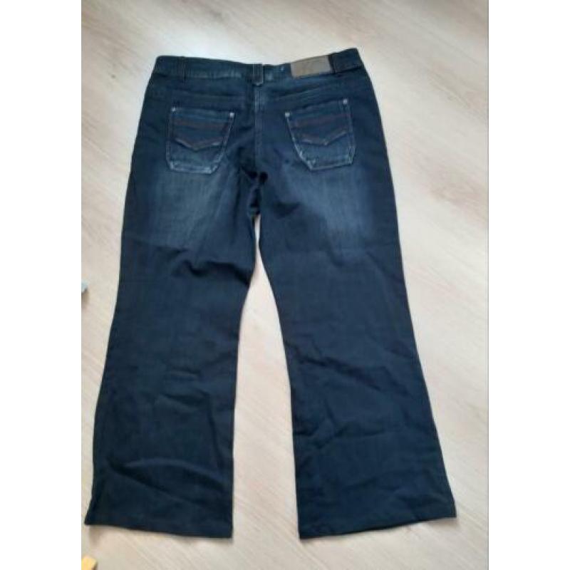 blauwe spijkerbroek m&s maat 48