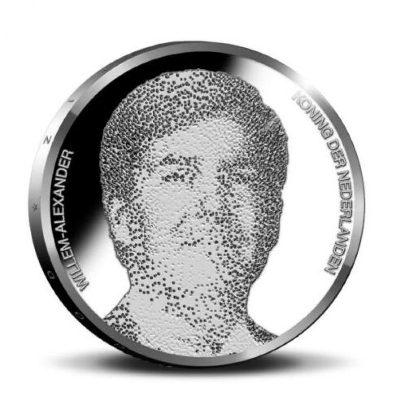 Brilliant Uncirculated Coincard 100 jaar luchtvaart Vijfje
