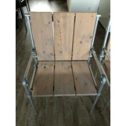 Steigerhouten stoelen