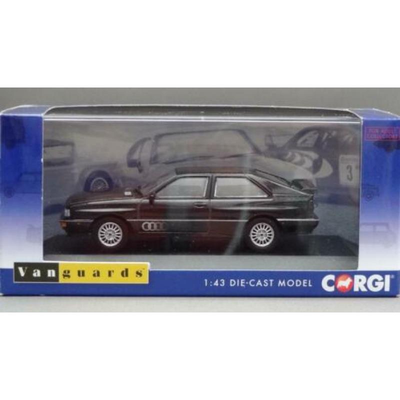 Audi Quattro 20V 1990 Black VA12904 van VANGUARDS 1/43