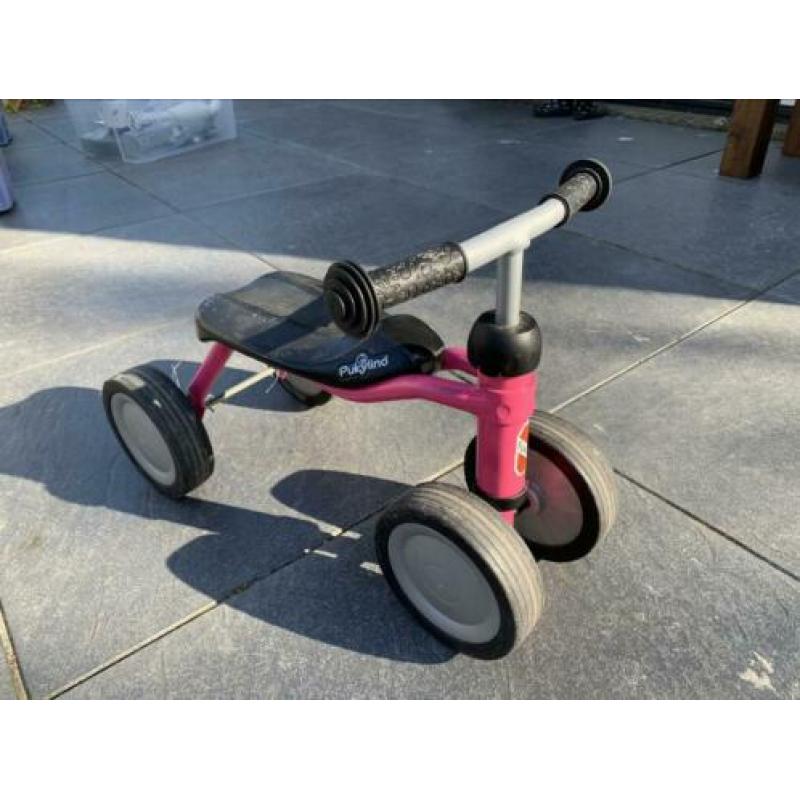 Pukylino loopfiets pink in zeer goede staat