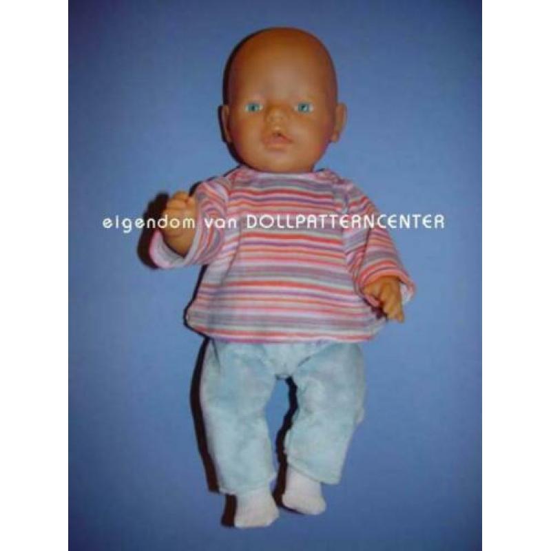 babyborn kleding patroon MM001 - meerdere kledingstukjes