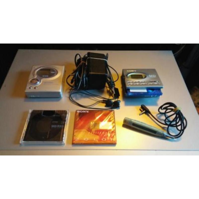 Sony MD recorder MZ-R91 & Sharp MD-MT180