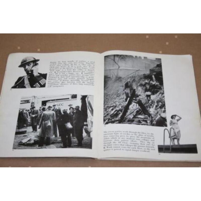 Fotoboek - Pictures of Britain under fire - 1941 !!