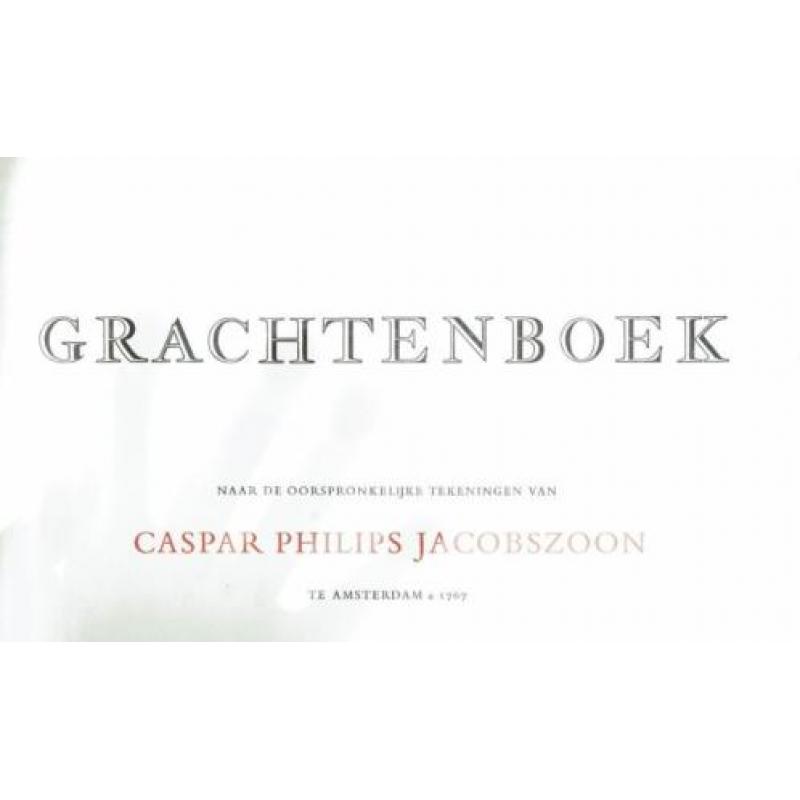 Grachtenboek naar de tekeningen van Caspar Philips Jacobsz