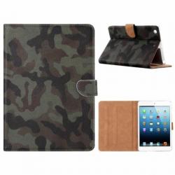 Ntech iPad mini 1 / 2 / 3 Donker Camouflage Design Booktype