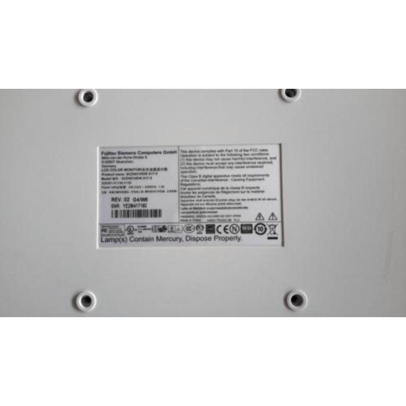 Fujitsu Siemens 15 inch computerscherm