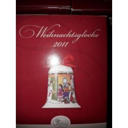 Te koop 7x Hutschenreuther kerst klokjes