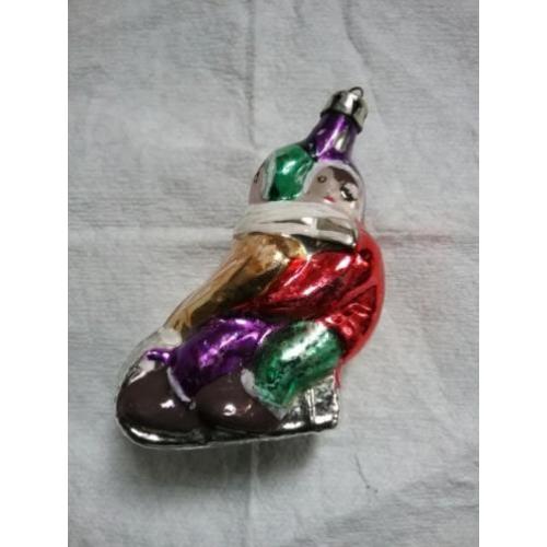 Oude antieke kerstbal kerst figuur kerst bal kerstversiering
