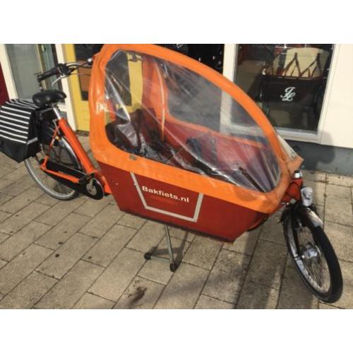Elektrische Bakfiets nl Long NNs versnelling,Huif en Exbank