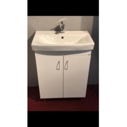 Badmeubel (wastafelmeubel) select eiken of wit 50,55,60cm
